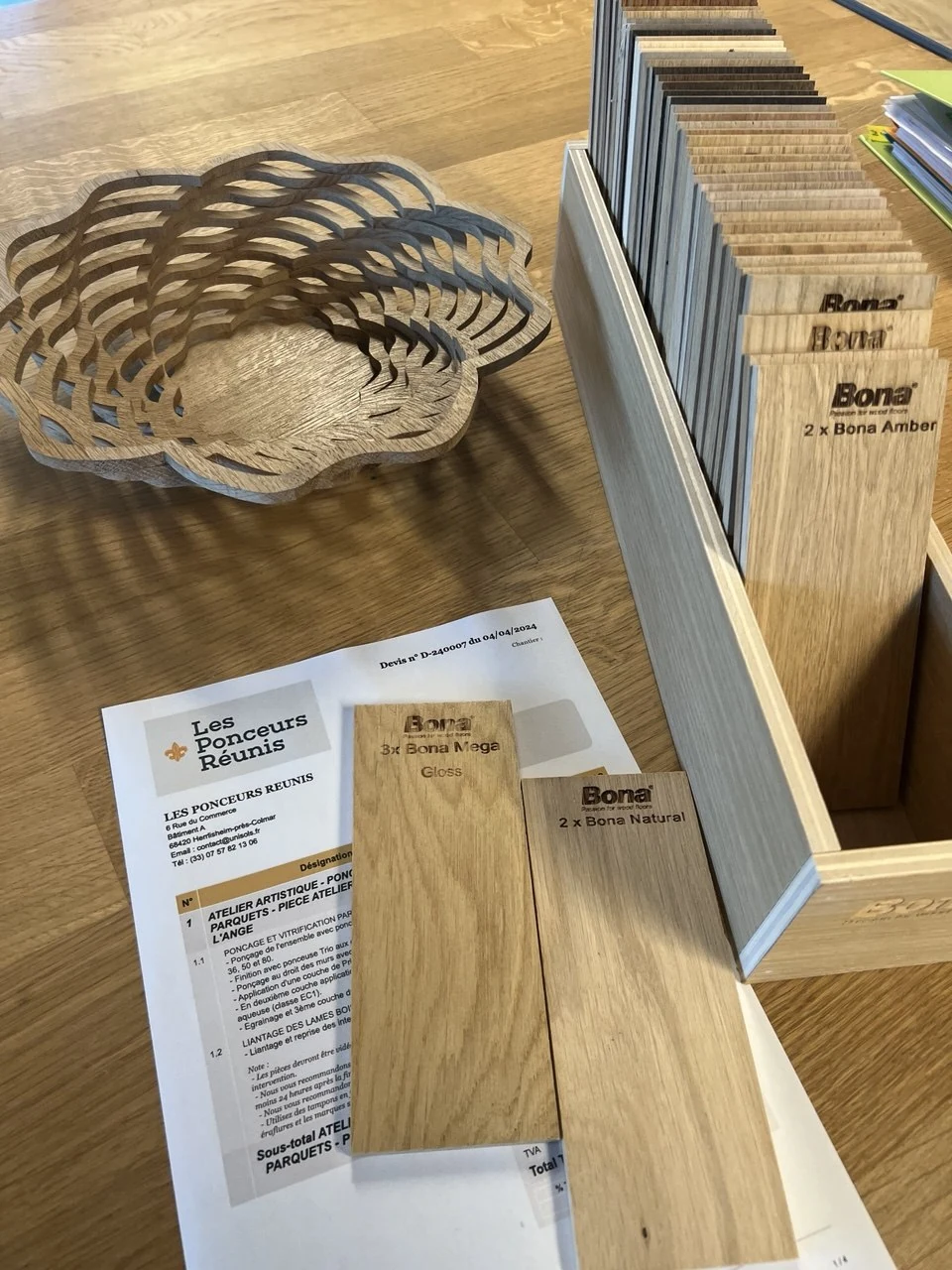 Pose de parquet massif en Alsace