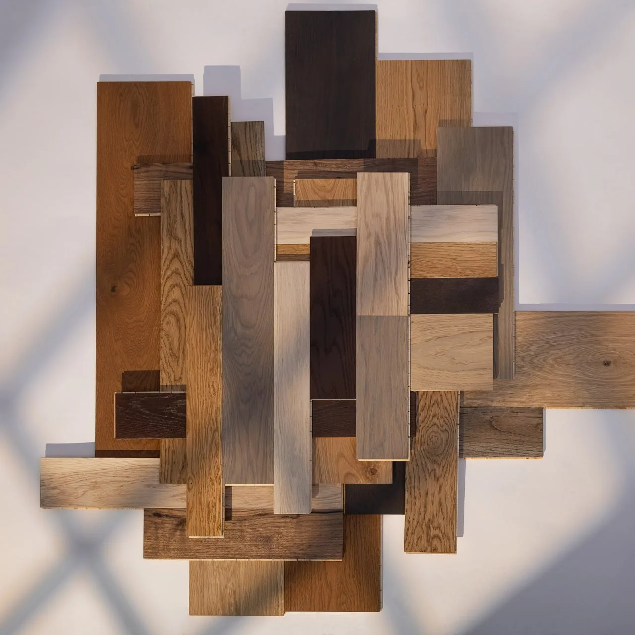 Gammes de teintes et finitions huile pour parquet chêne de maison de maître